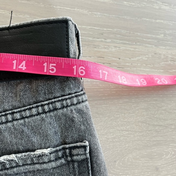 NWT ZARA the High Waisted Shorts in Arctic grey size 10 - Picture 9 of 9